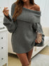 'Clarimond' Drop Shoulder Oversized Knit Sweater - Celes Fashion